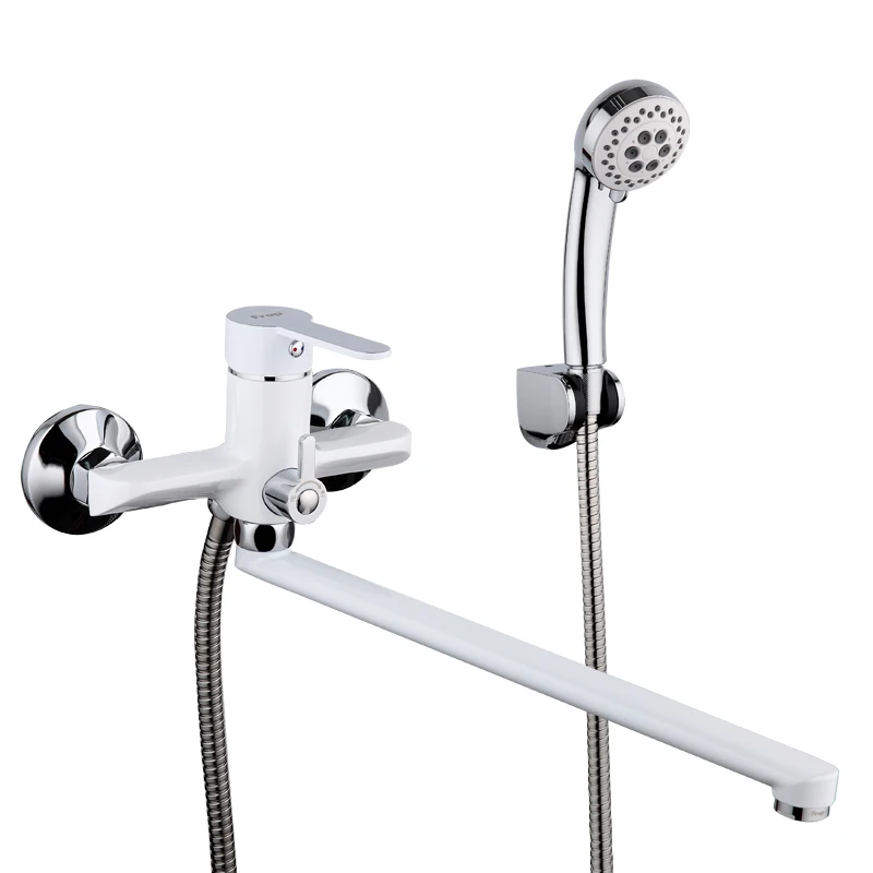 FRAP Colourful Wall Mounted Water Taps Double Use Shower Faucet Sets F2241