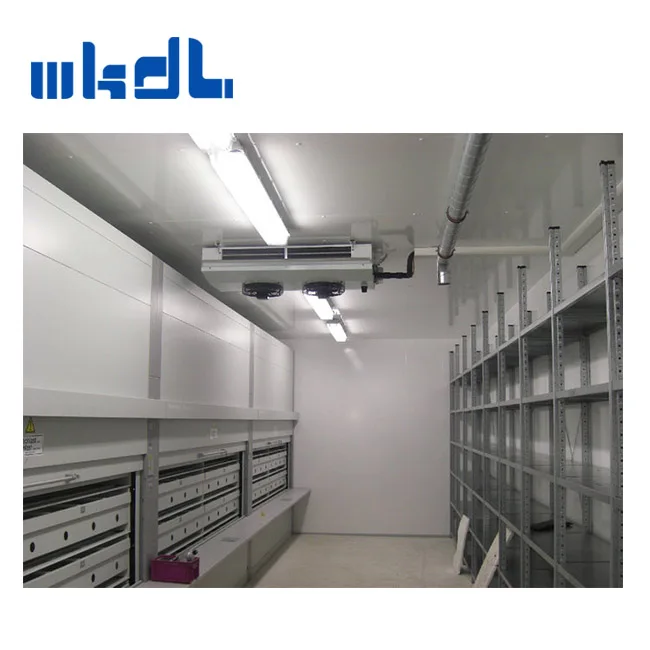 building design supermarket pu panel compressor cooling system cold room for fish