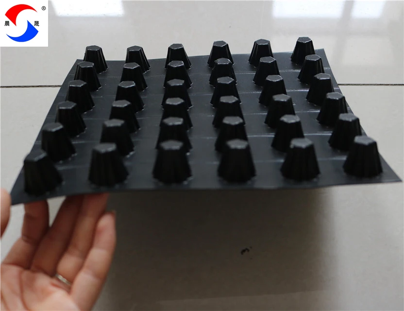 high compressive HDPE strength dimple drainage board