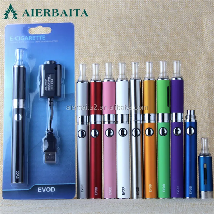 
Cheap Prices EVOD Vapor Pen 900MAH 650MAH 1100 MAH Battery + MT3 Atomizer + USB Charger Blister Pack Evod Starter Kit Wholesale 