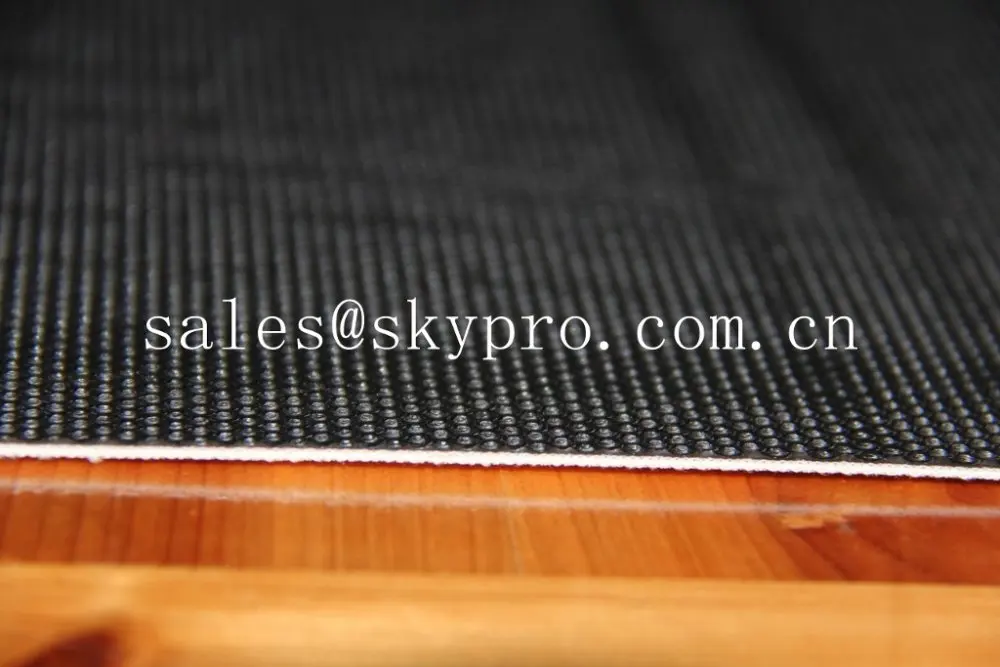 abrasion resistant treadmill belt with diamond / golf / granite pattern