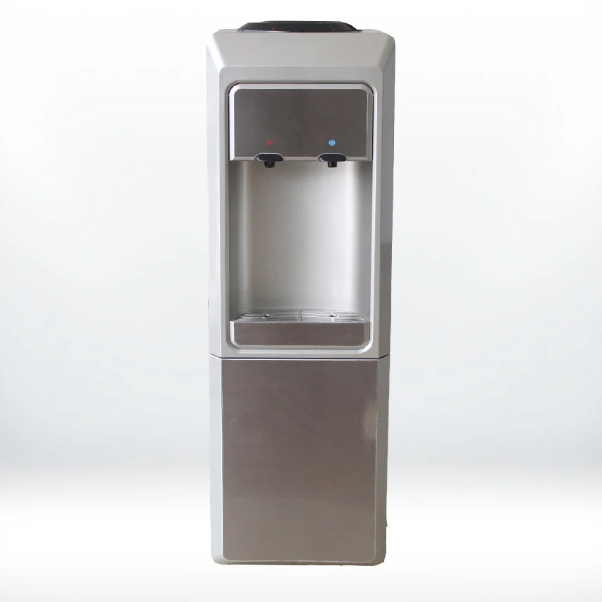 Water Cooler Dispenser Floor-Standing Compressor Water Machine, with Stainless Steel Liner