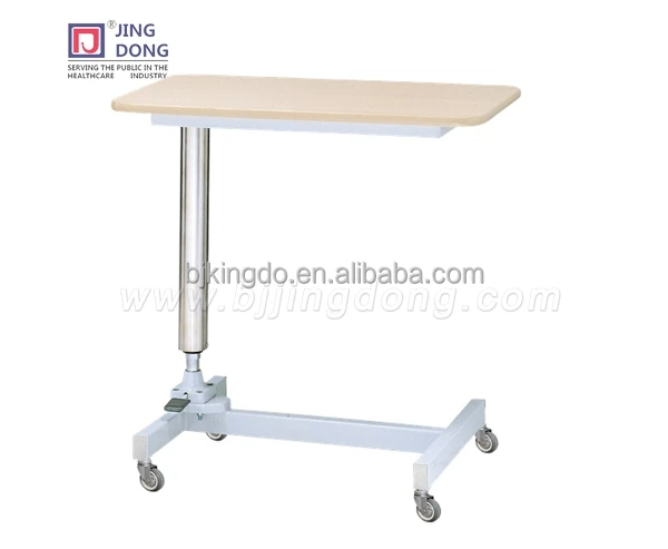 Movable Dining Table Over Bed Tray Table Hospital Movable Table