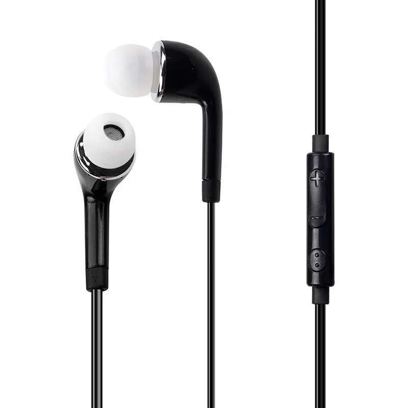 Headphones 3.5mm Jack Earphone Earbuds Stereo Wired Headset with Mic for Iphone   Samsung S4 S5
