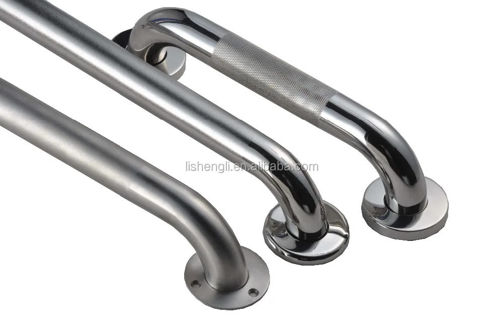 
Polished grab bars ,knurled, satin grab rails ,peened,stainless steel ,ADA 
