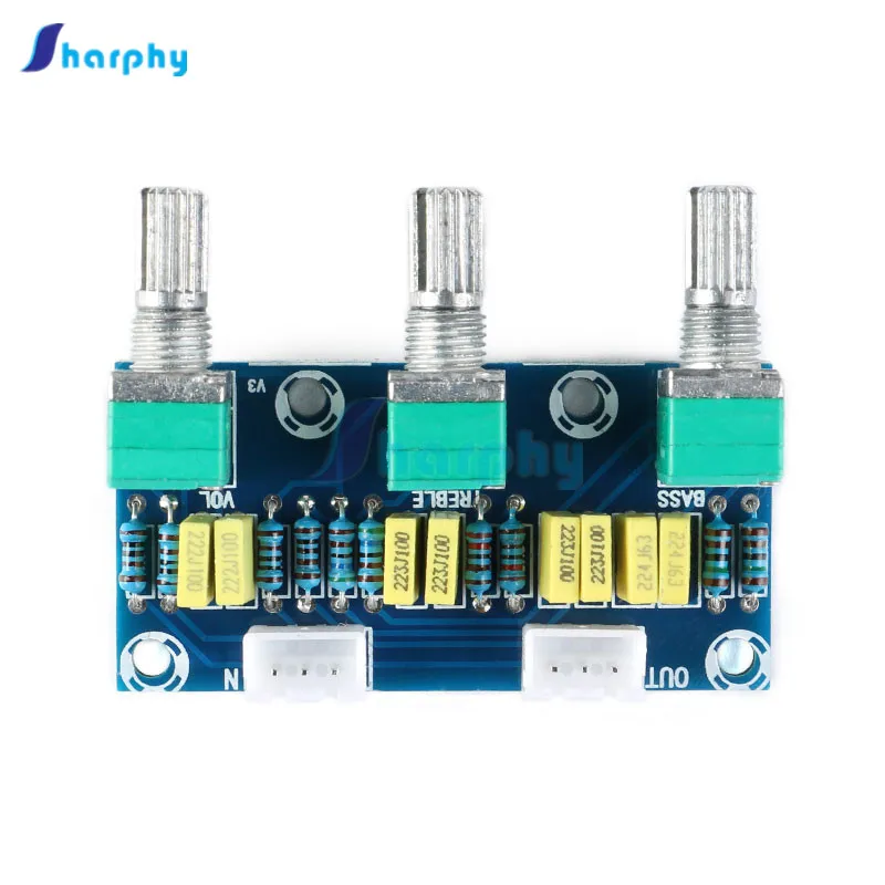 XH-M802 Passive Tone Board Amplifier Preamp Power Module Low High Sound Adjustment XH-M802 DIY PCB