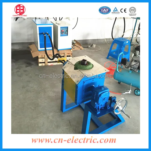 Laboratory steel, aluminum, copper induction melting furnace