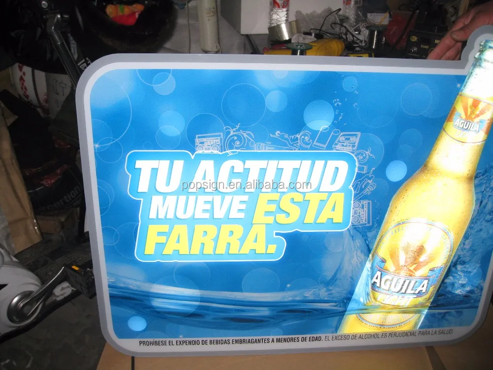 Wall mounted custom size aluminium slim frame snap led drawing animated light box