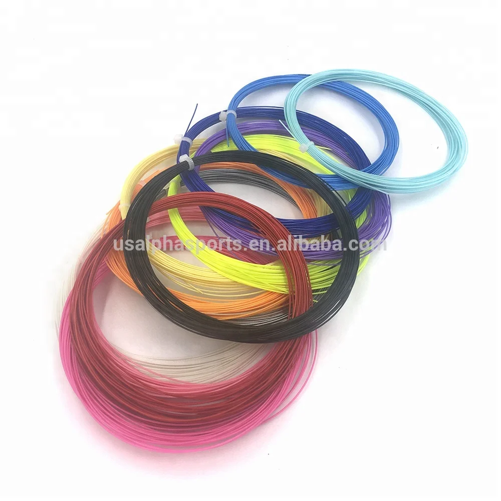 Best quality nylon Customized badminton racket string for 0.66mm