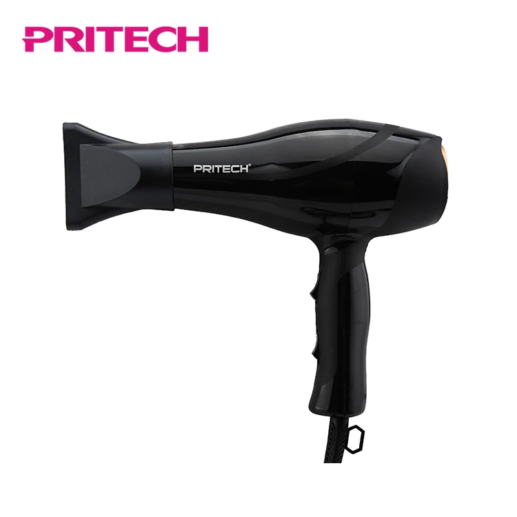 PRITECH Multi-functional Professional Electric Salon Ionic Hair Blow Dryer Plastic AC Motor 2 Speed & 3 Heating,with EMC Edition