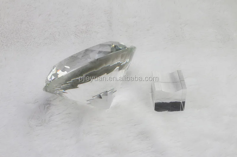 
Wholesale wedding gift paperweight crystal glass diamond 