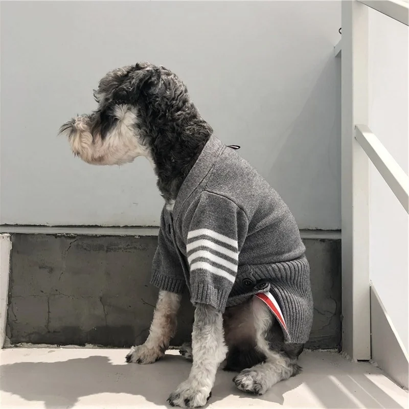 OEN/ODM, новинка весны и осени 2019, одежда для домашних животных, свитер для борьбы с Тедди, вязаный кардиган для маленькой собаки, кошки