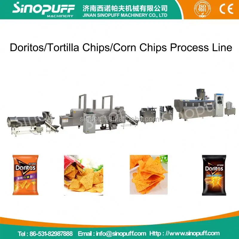 Corn Chips Process Machine/Nachos Chips Machine