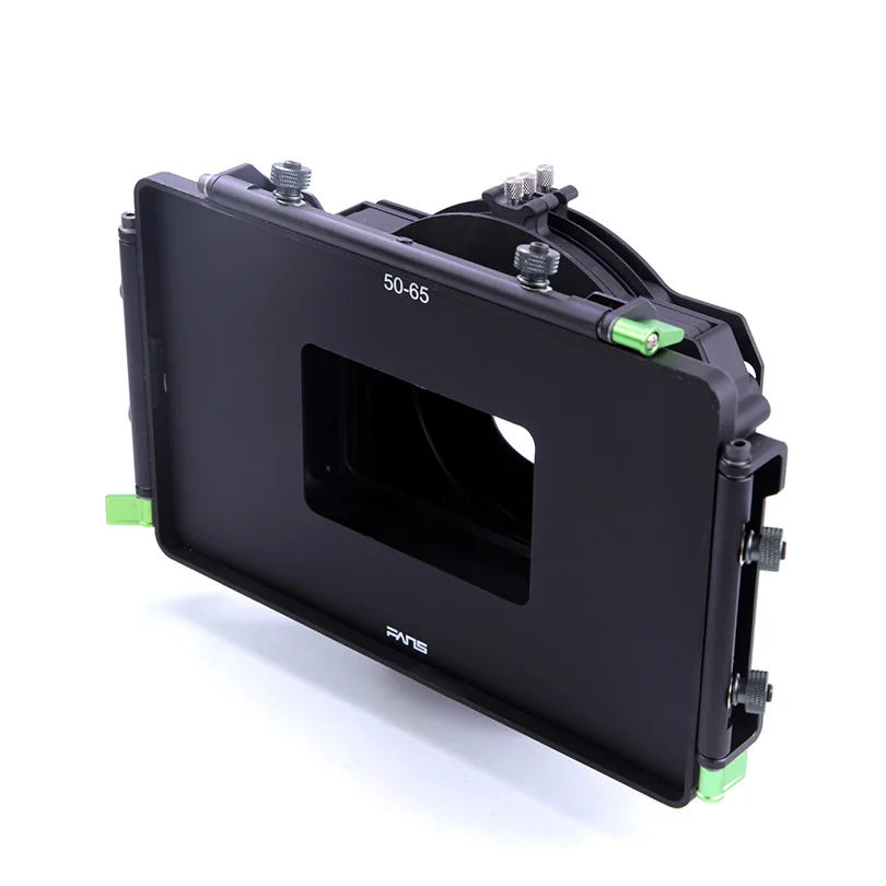 Clip on matte box with 3-Stage French flag