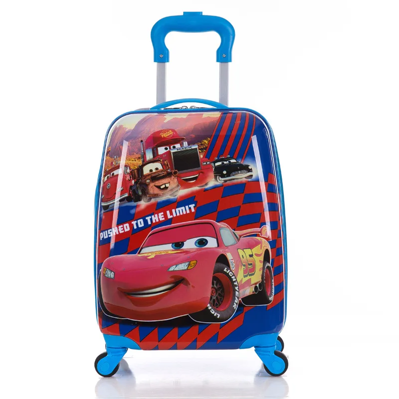 2019 New Style School Bag Cartoon Trolley Kids Travel Luggage
