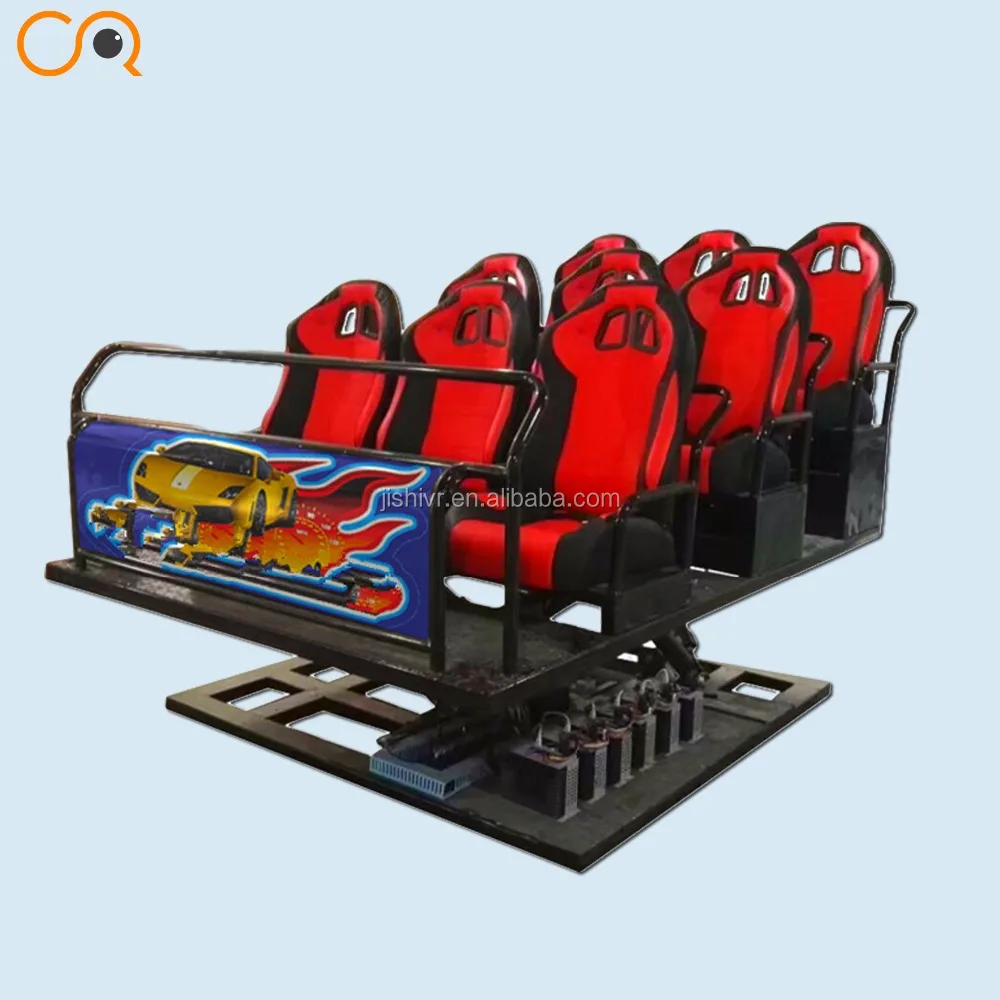 XD Cinema 6dof motion platform 6 / 9 / 12 seats 5d Cinema Equipment Including Outside Cabin / box