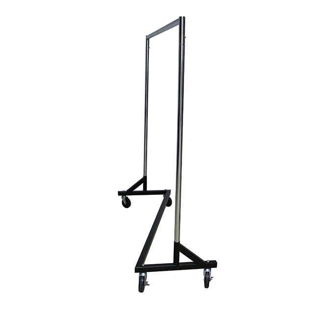 Movable Cloth Display Stand for Shop Garment Hanger Storage Rack