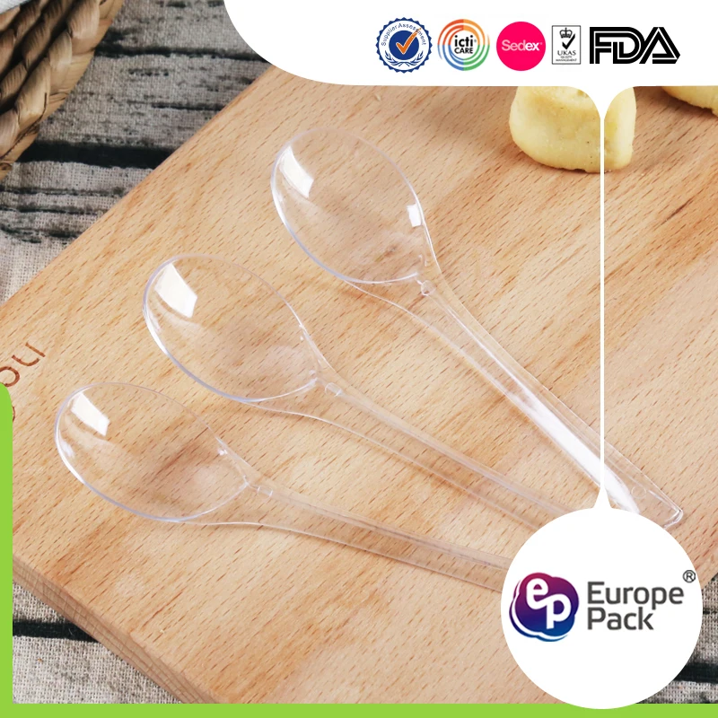 ЕПК новый дизайн одноразовые пластиковые мороженое ложкой с безопасности материала