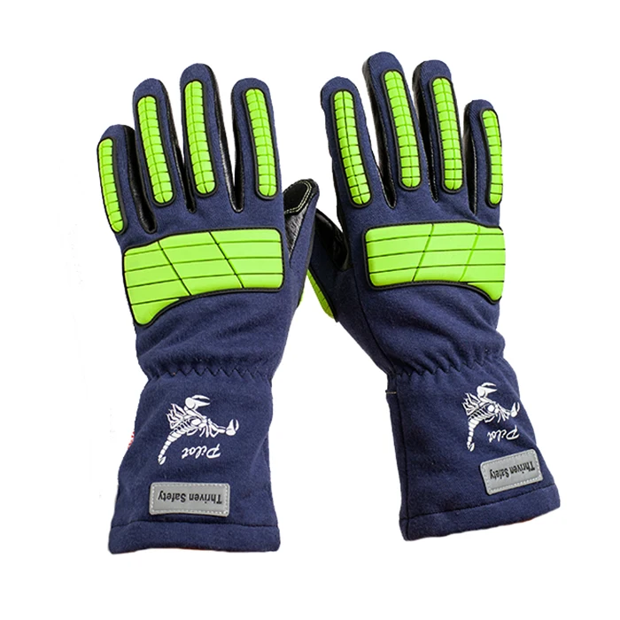 High End Nomex Shock Proof Mechanical Gloves Aramid Gloves Work Gloves