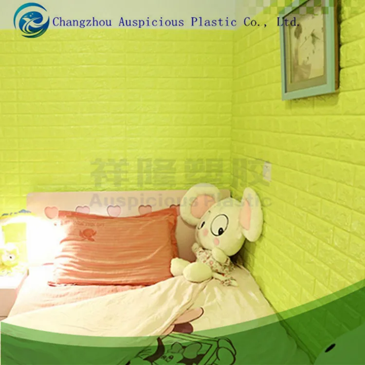 hot sale 3d decorative pe foam soft wall covering panels