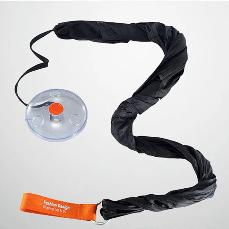 
Eco-friendly Tote Bag Mini Crossbody Roll Up In Storage Pouch Retractable Reusable Grocery Shopping Bag 