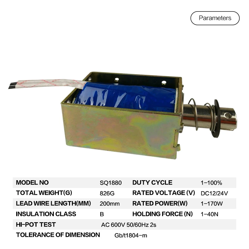  Нажимной магнит постоянного тока 3 в 6 ход 35 мм Elec 12 В 20N для подключения электромагнитного клапана