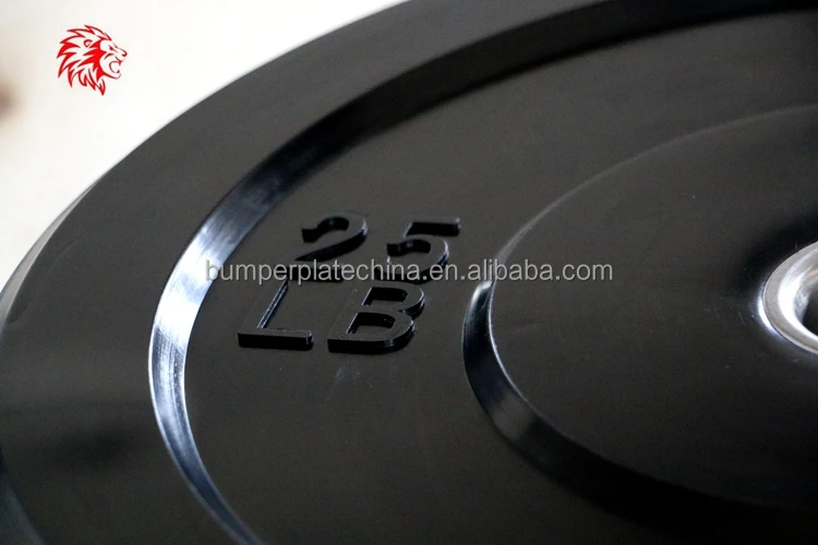 Factory Directly Supply Rubber Bumper Weightlifting Plate For Fitness Training