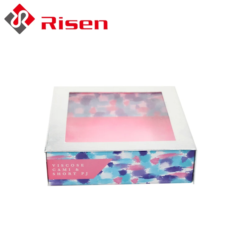 Индивидуальный дизайн подарочная упаковка коробки с окном