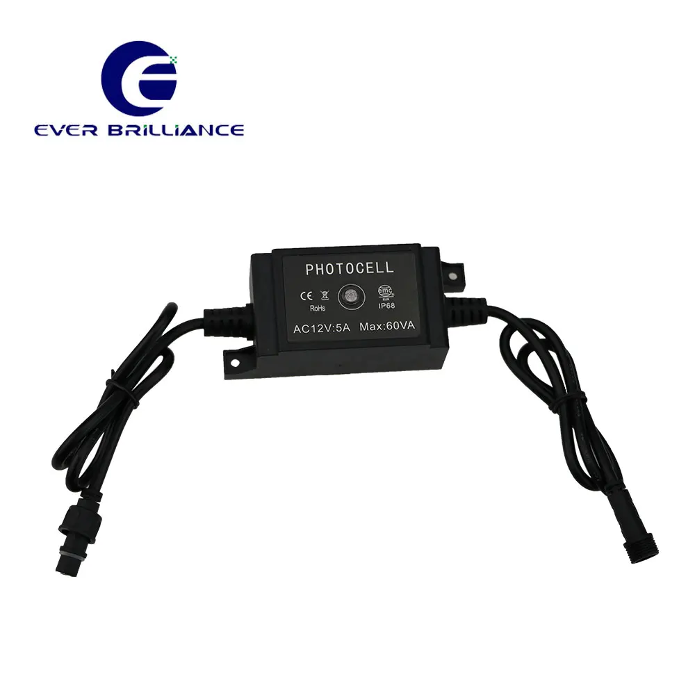 Adjustable photocell suitable for outdoor LED inground lighting fixture