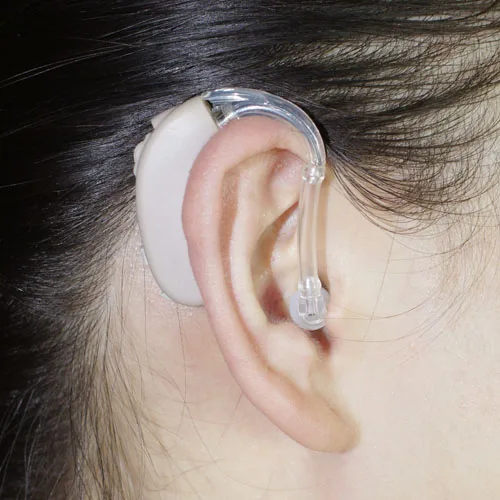 High Power Digital Audio Super Power Hearing Amplifier Hearing Aids Hearing Aid Beige Sound Amplifier 13A Zinc Air Battery