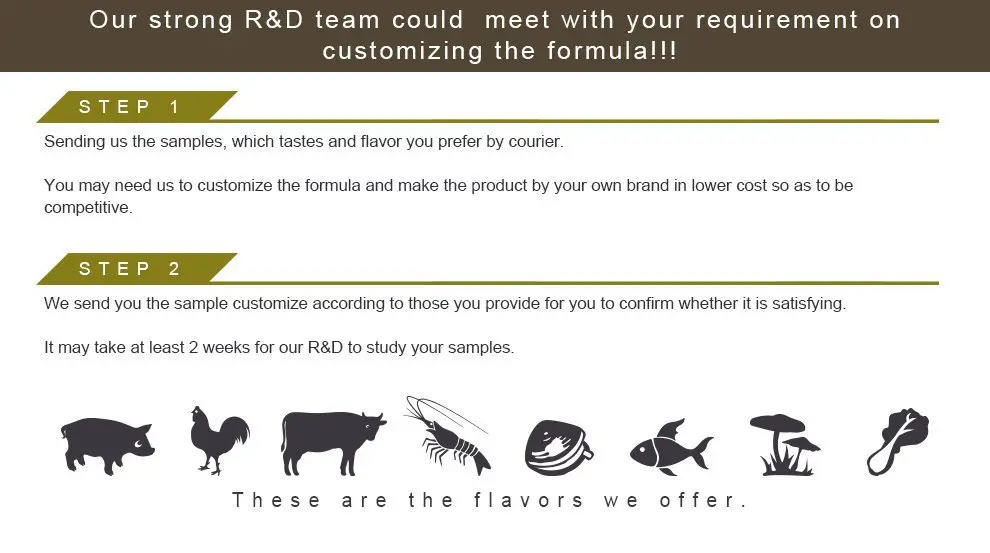 Высокий Класс Печать Упаковки Не MSG Питание Приправы Свиной Суп-Порошок