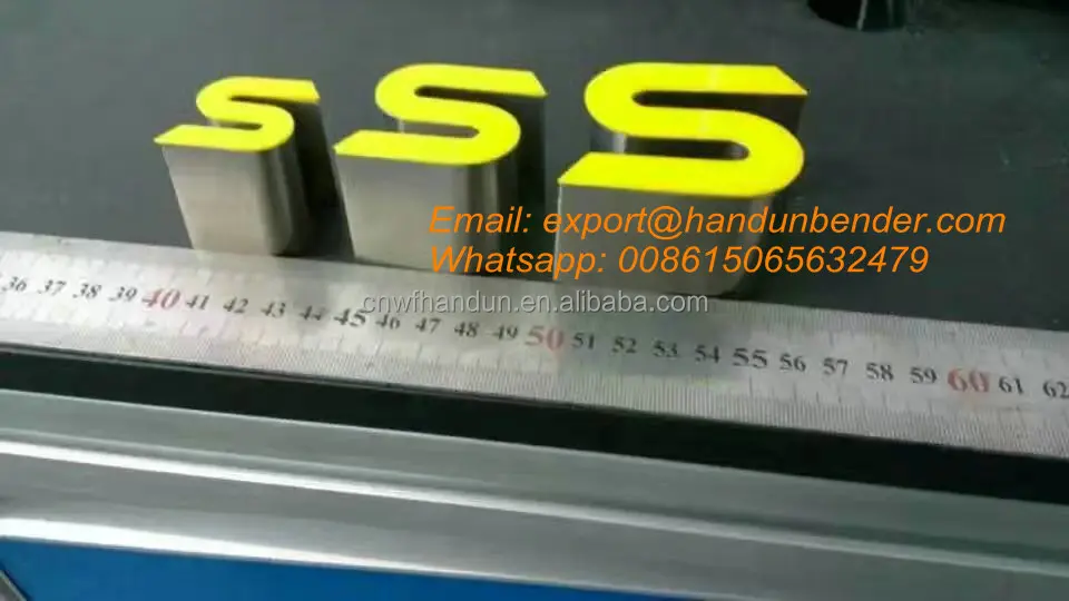 Нержавеющая/алюминиевая 3D машина для изгиба букв, машина для создания 3d-знаков