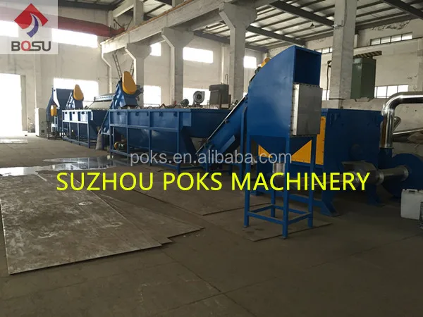 Plastic PP PE film Bottle Waste Plastic Washing Crushing Recycling Machine pelletizing line