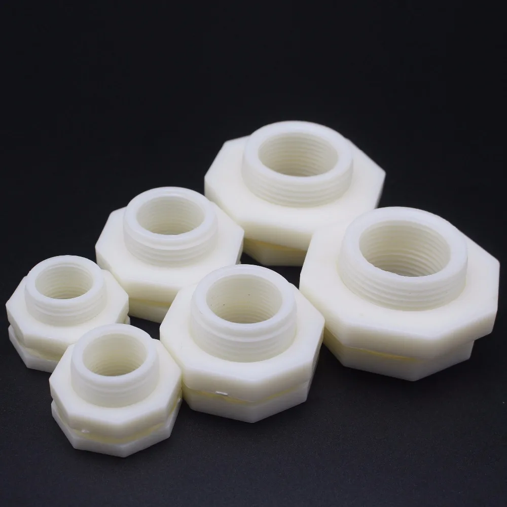 Plastic Water Tank bucket Connector Fittings With 1 Inch Thread