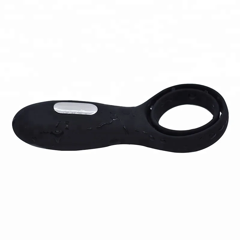 Vibrating silicone rechargeable cock sleeve penis lock long orgasm hard cock ring for man sex toy, long time sex toy