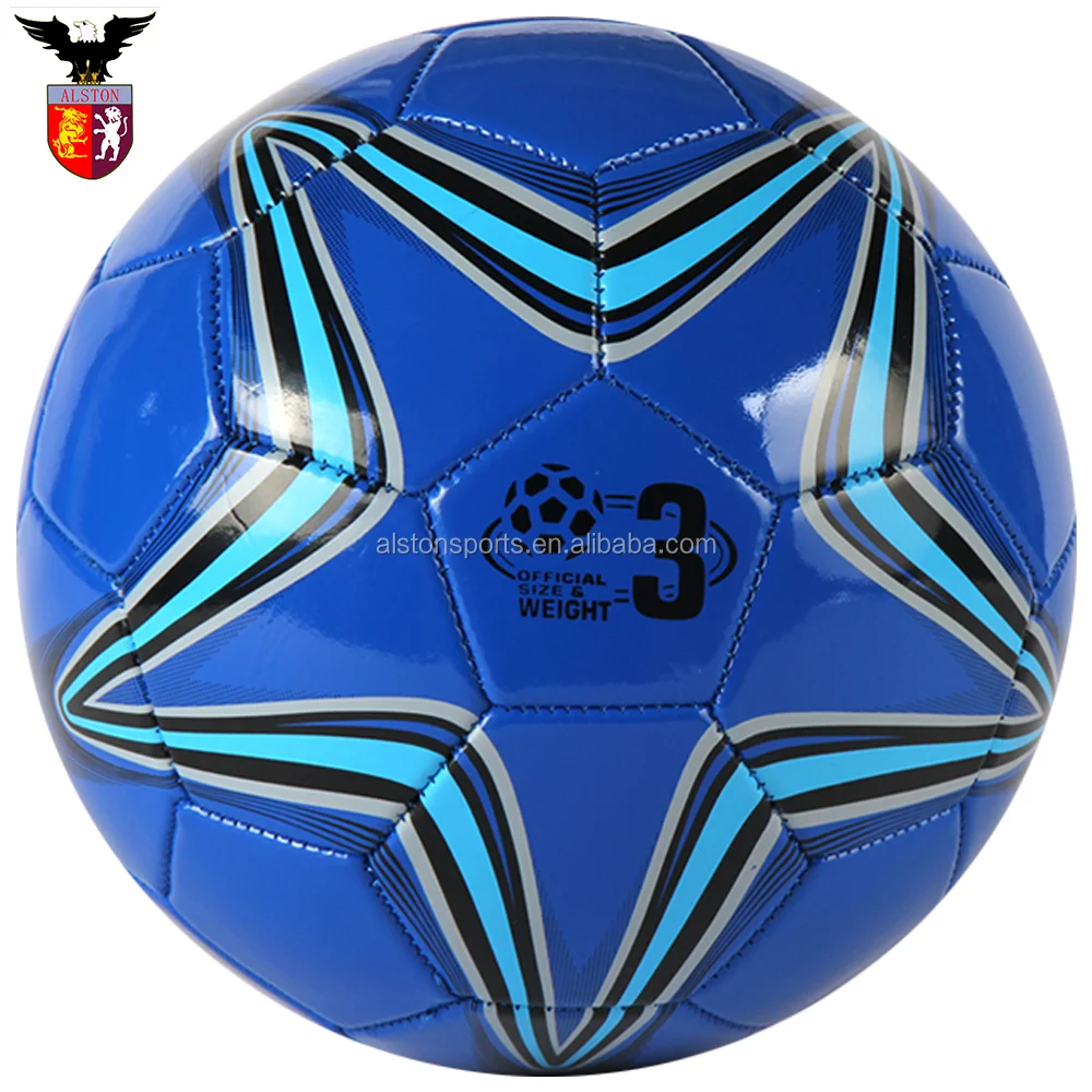 Factory Sale Machine Stitched Soccer Ball 1.6mm PVC promotional football ball size 5