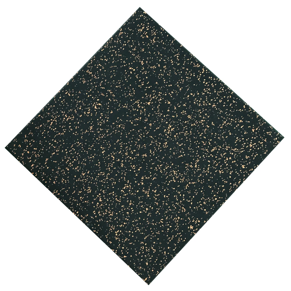 Non-toxic Gym floor rubber mat 20mm to 50mm thick rubber floor