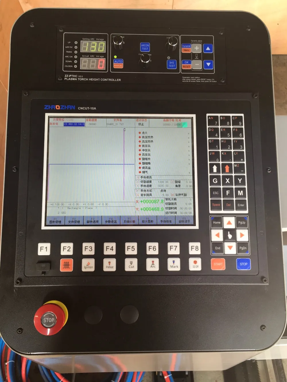 Mini Gantry style Cnc  plasma cutting machine optional working table