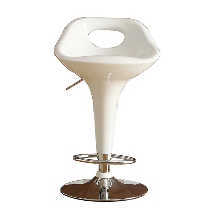 Guyou Bar Stools Design Swivel Plastic Modern Bar Furniture Bar Club Commercial Furniture Chrome Base Adjustable 100pieces