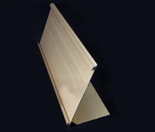 Desk Top Grooved Metal Nameplate Holder MOQ 1 PC