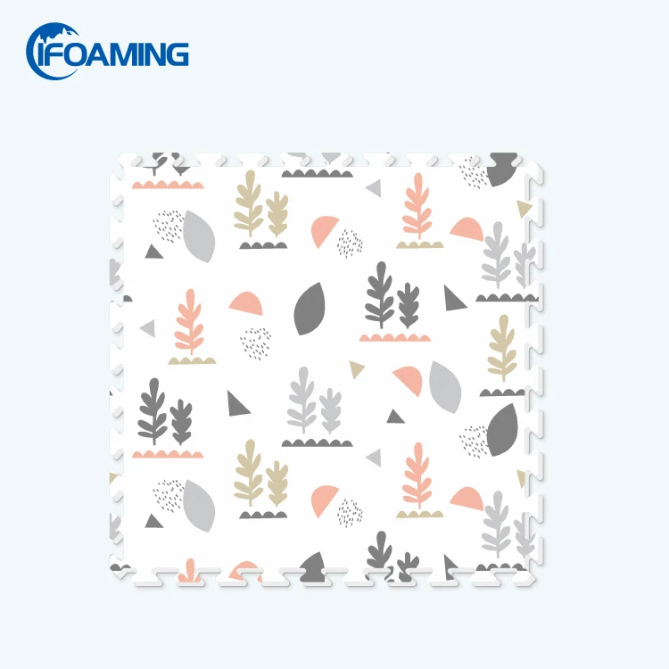 Factory sell foam mat children baby puzzle floor EVA puzzle floor  crawling mat game mat