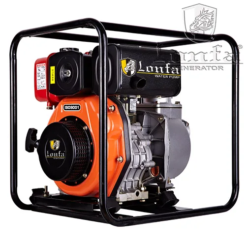 China Supplier (Lonfa) Mini Portable Diesel Engine Water Pump Set