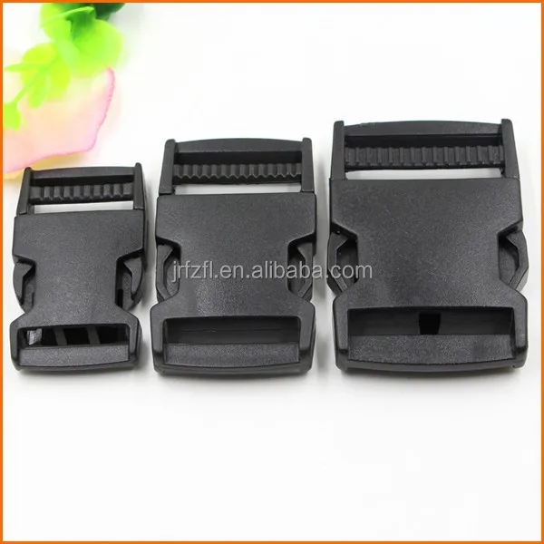 Backpack plastic buckles custom plastic belt paracord buckle/ side release buckle