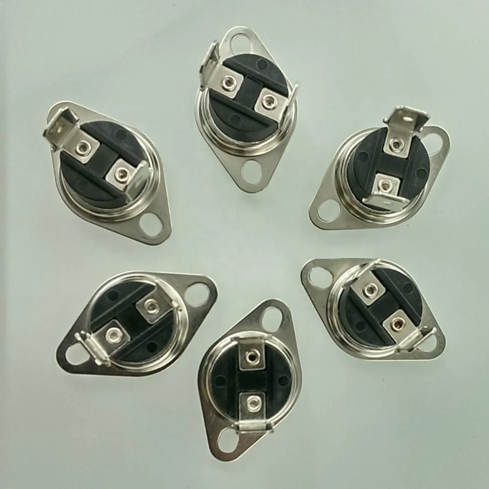 Custom Made Automatic Reset Bakelite KSD301 Series Normal Close Or Normal Open Bimetal Thermostat