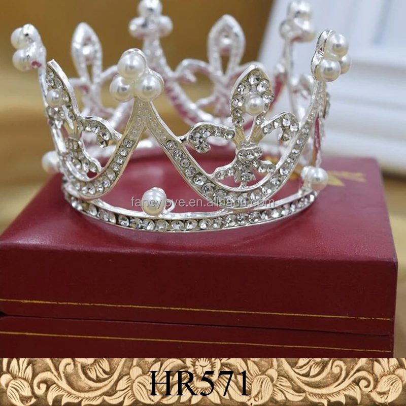 Fancylove ювелирные изделия для невесты аксессуары для волос Свадебные украшения корона тиара с жемчугом круглая корона для сцены