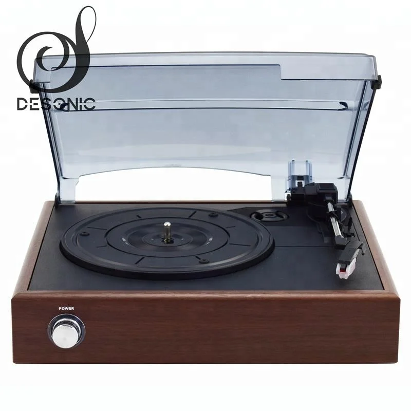 Automatic belt drive stereo turntable lp player audio gramophone