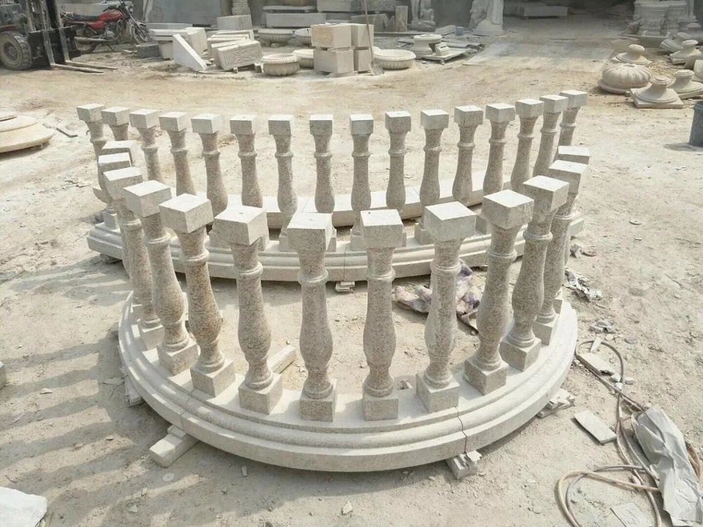 Modern terrace railing designs, stone railing balustrades handrails