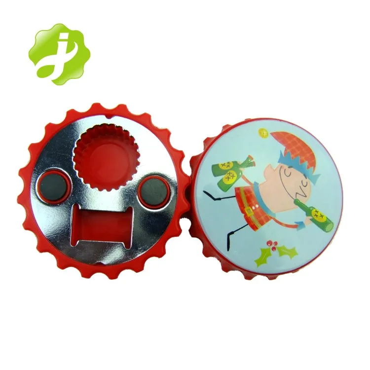 Promotion open beer bottle with fridge magnet