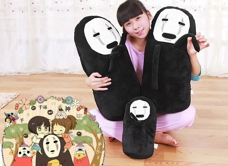 30cm 60cm Anime cartoon spirited away plush No face plush toy doll no face spirited away
