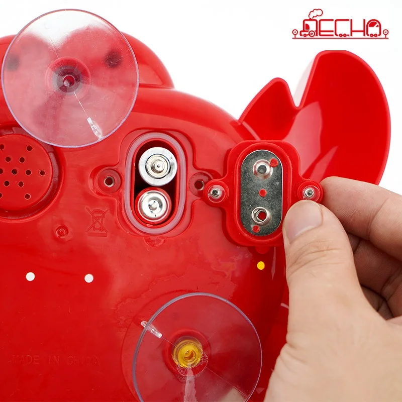 Забавные летние шлепанцы для ванной для выдувания делая машину с музыкой Краб пузырь производитель банные халаты в виде животных для маленьких игрушки для ванной комнаты